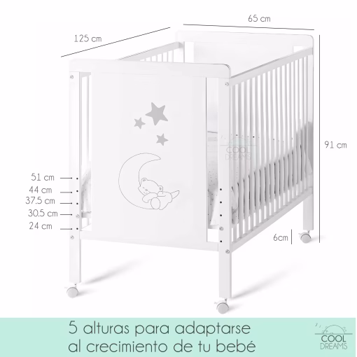 Cuna colecho Indi alturas somier cuna colecho indi alturas somier