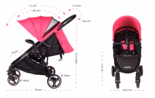 Medidas Silla paseo Phoenix
