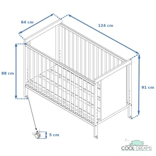 que-altura-tienen-cunas-colecho-azuki medidas cuna colecho azuki