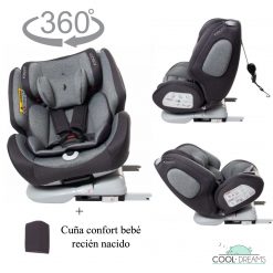 Silla coche isofix giratoria grupo 0 1 2 3