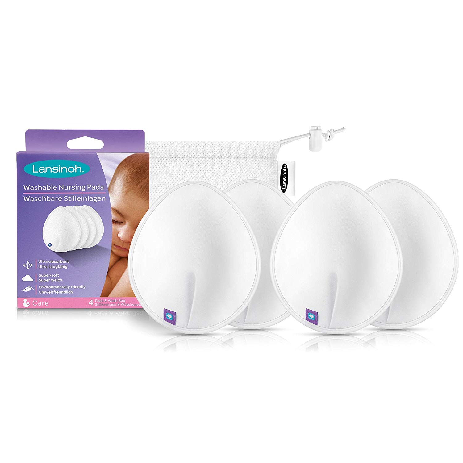 Discos lactancia lavables pack