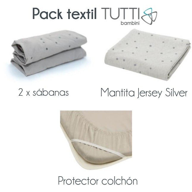 Pack textil cozee tutti bambini