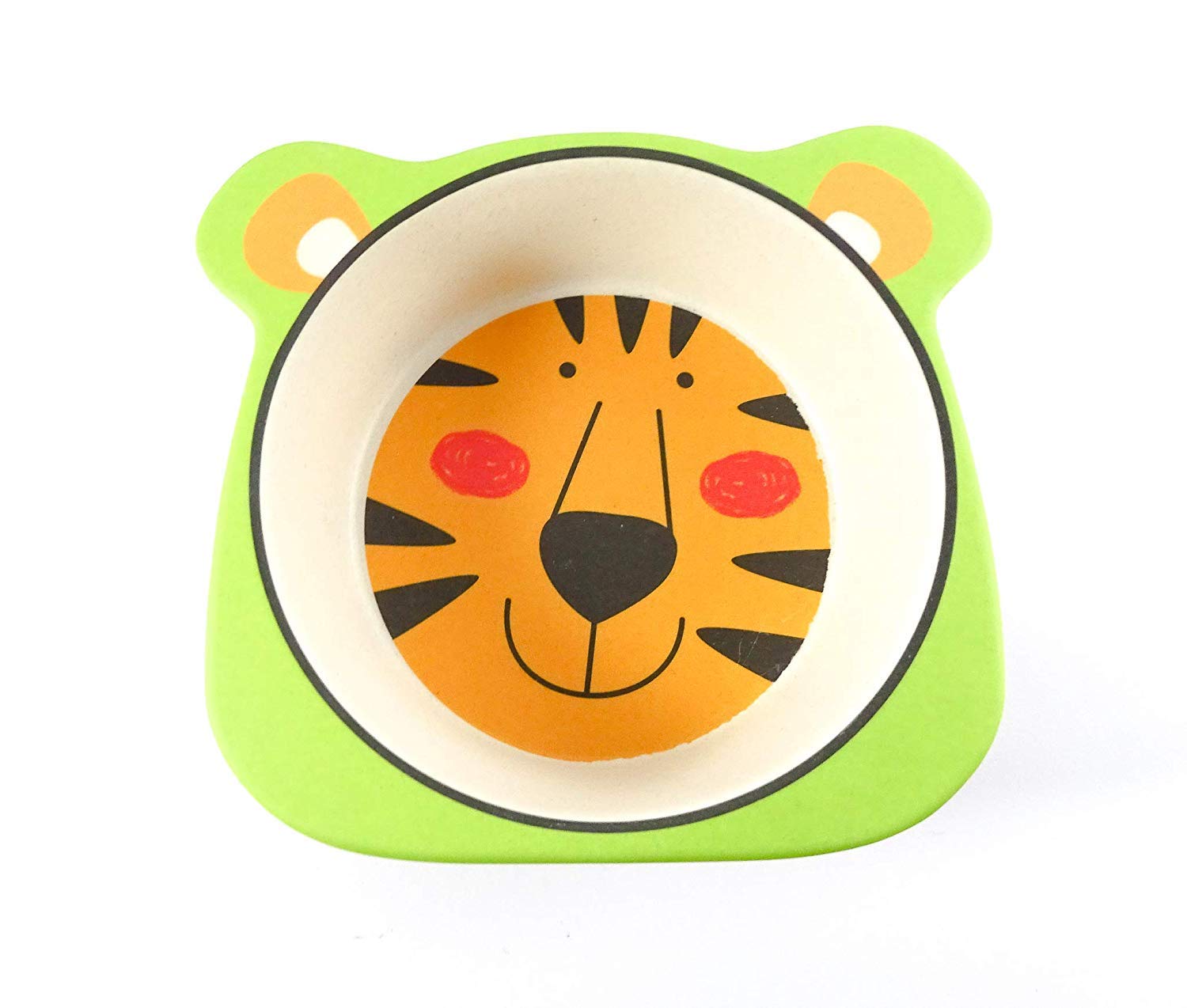 Vajilla Bambú infantil Tiger de 5 piezas sin BPA Niu