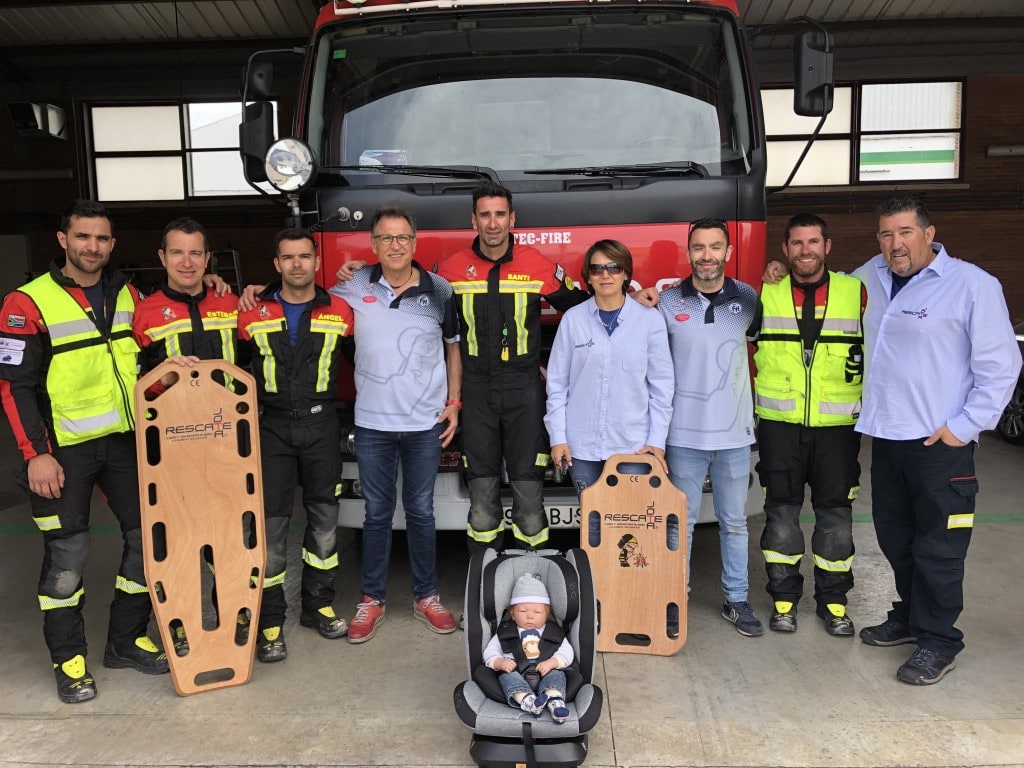 Silla auto RescueBaby fabricada por profesionales del rescate