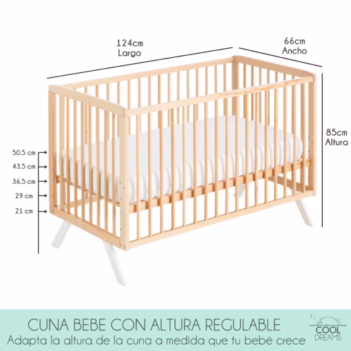 Cuna colecho Koala 3x1 convertible en cama - Imagen 5