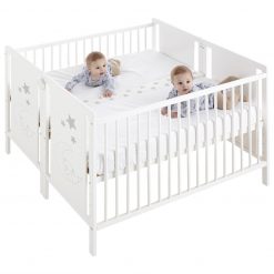 Cuna gemelar indi convertible en cama