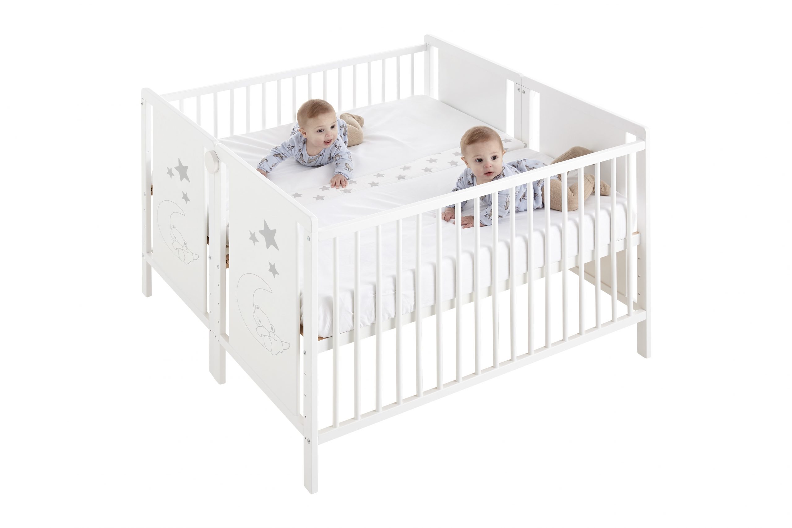 Cuna gemelar indi convertible en cama