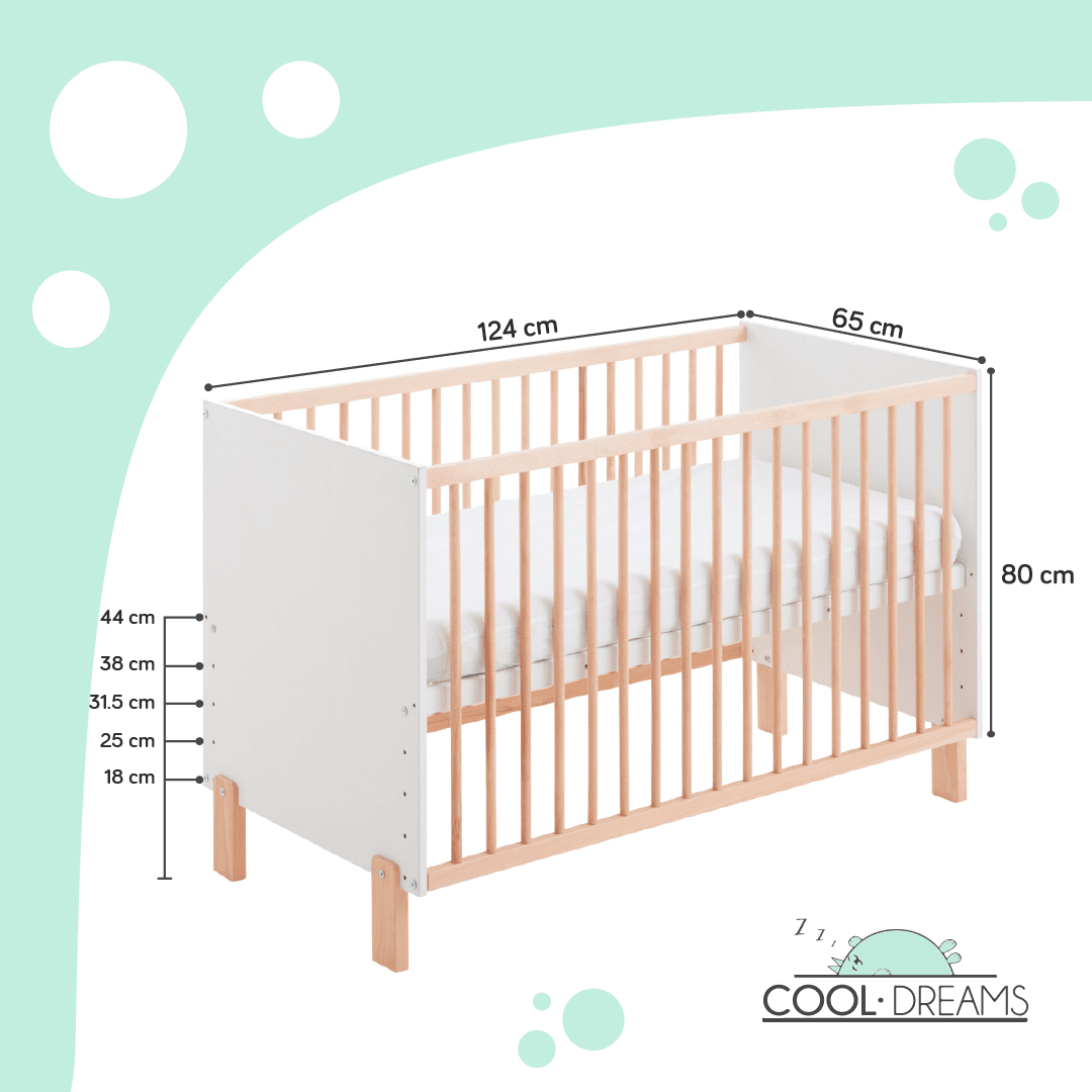 Dream Beds Colchón para Cuna de bebé 60x120 cm - La Tienda de los Bebés 👶