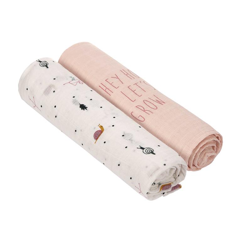 muselina bambu lets pink