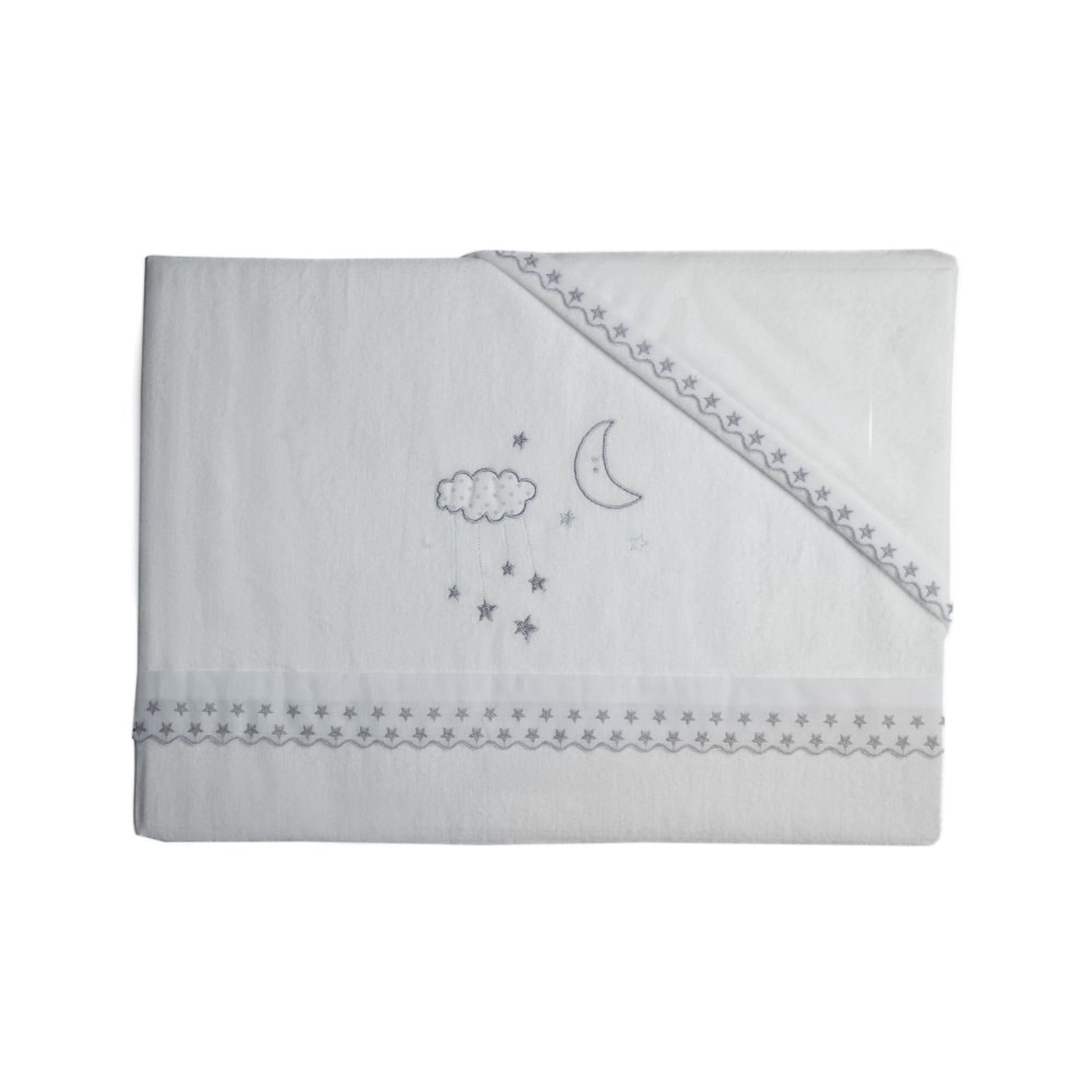 Textil franela bebe raining stars