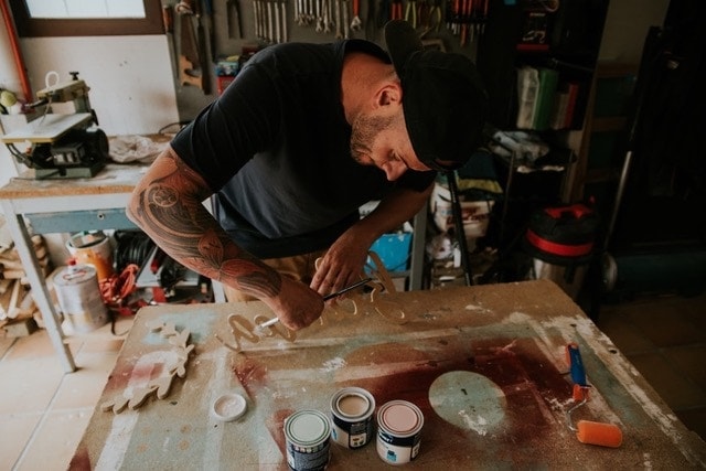 Círculos bebé personalizados: Joan en el taller