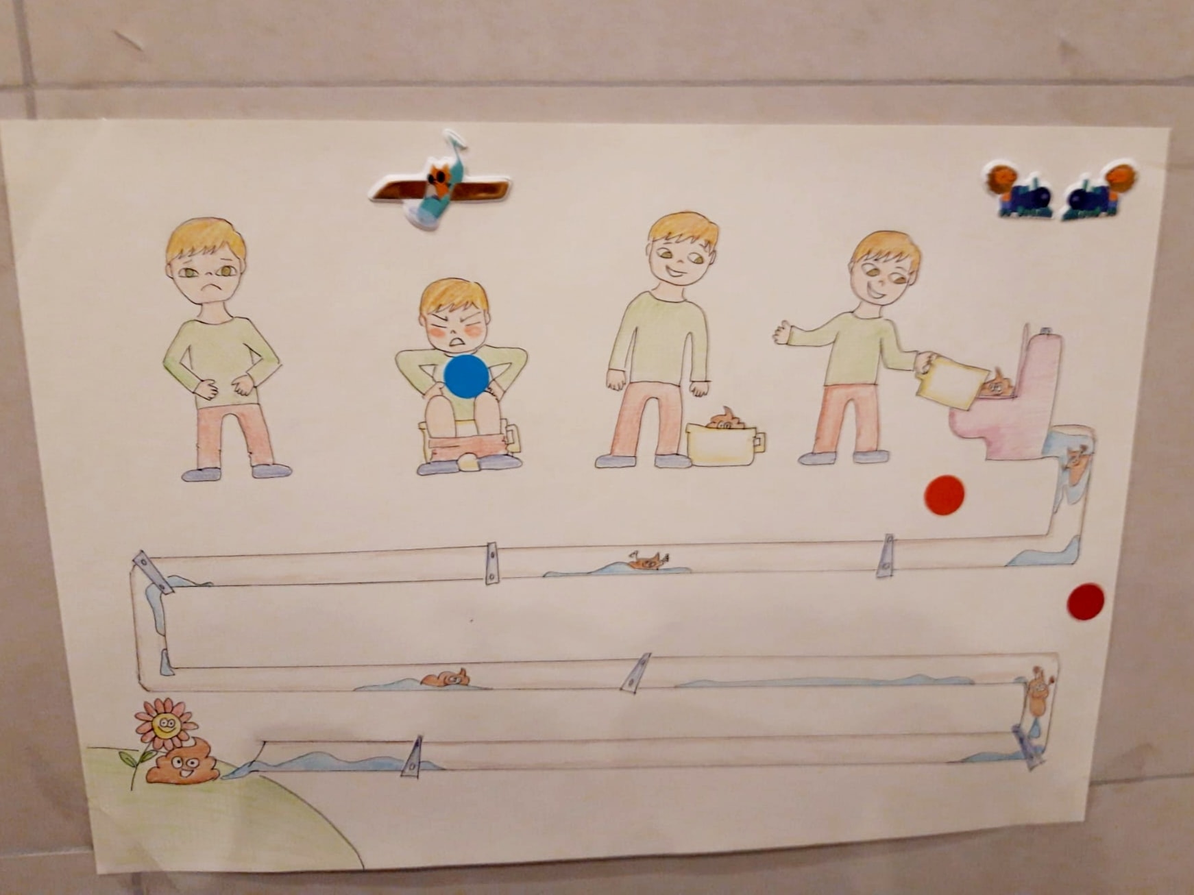 Cómo enseñar a hacer caca a niños: método de las pegatinas