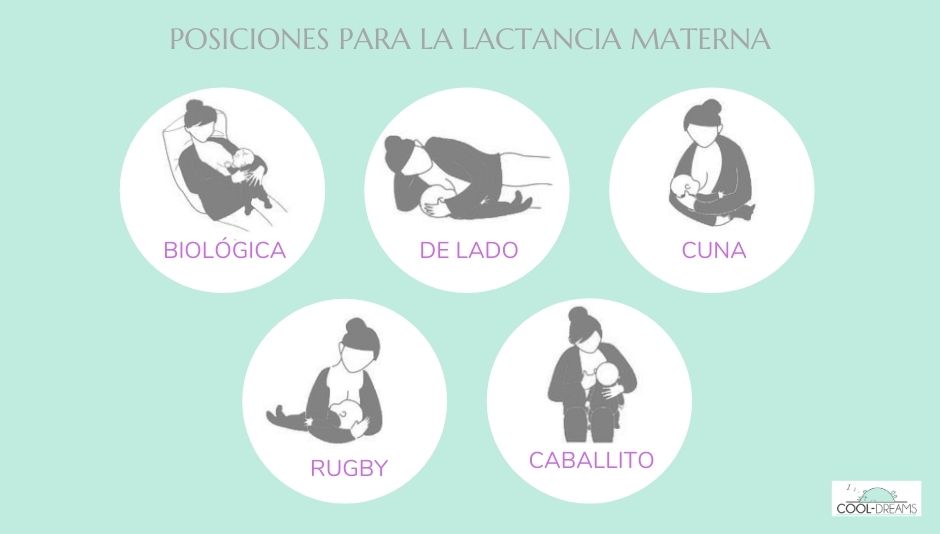 Posiciones para lactancia materna