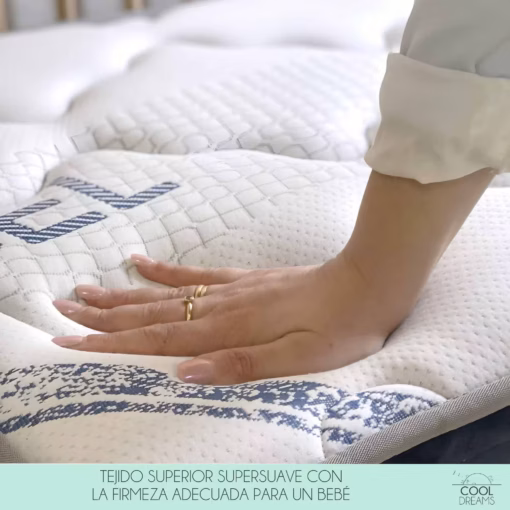 Colchón viscoelástico Symphony con cara tejido 3D transpirable y certificado Oeko-Tex y CertiPUR - Imagen 4