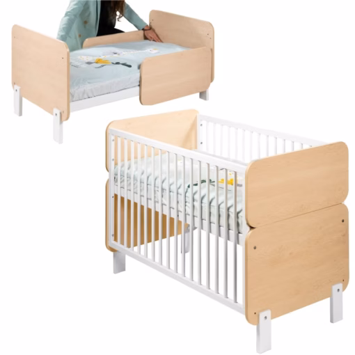 Cuna bebe convertible en cama jumeirah nature