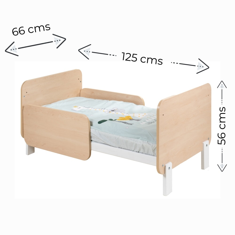 cuna convertible cama jumeirah nature medidas cama