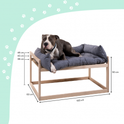 Medidas de cama colecho para perros y gatos savannah de Cool Dreams