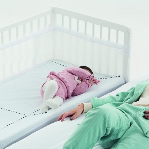 Colchón de cuna bebé HR Morfeo para cunas de 120x60 + protector impermeable  100% algodón hipoalergénico, antibacteriano y antiácaros - CoolDreams