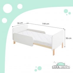 Medidas maxicuna bebé convertida en cama Jumeirah Max Polar de Cool Dreams