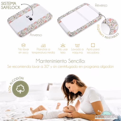 funda-cambiador-bebe-safelock-safari-jungle-caracteristicas funda cambiador bebe safelock safari jungle caracteristicas