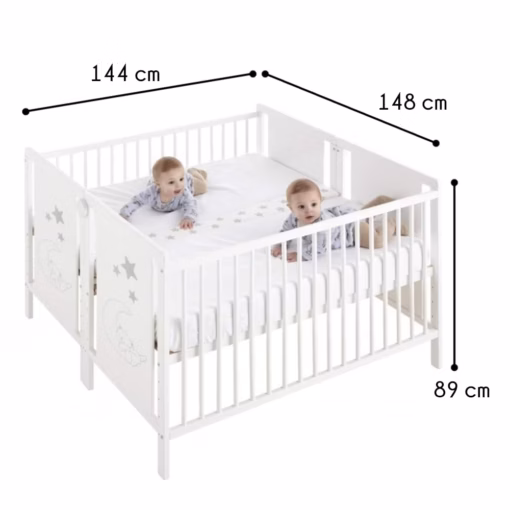 Maxicuna gemelar Indi Max + 1 kit colecho + 1 kit gemelar - Imagen 6