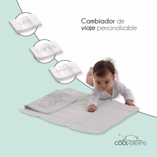 Personalizar cambiador bebé portátil Cool Dreams