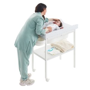 cambiador madera bebe