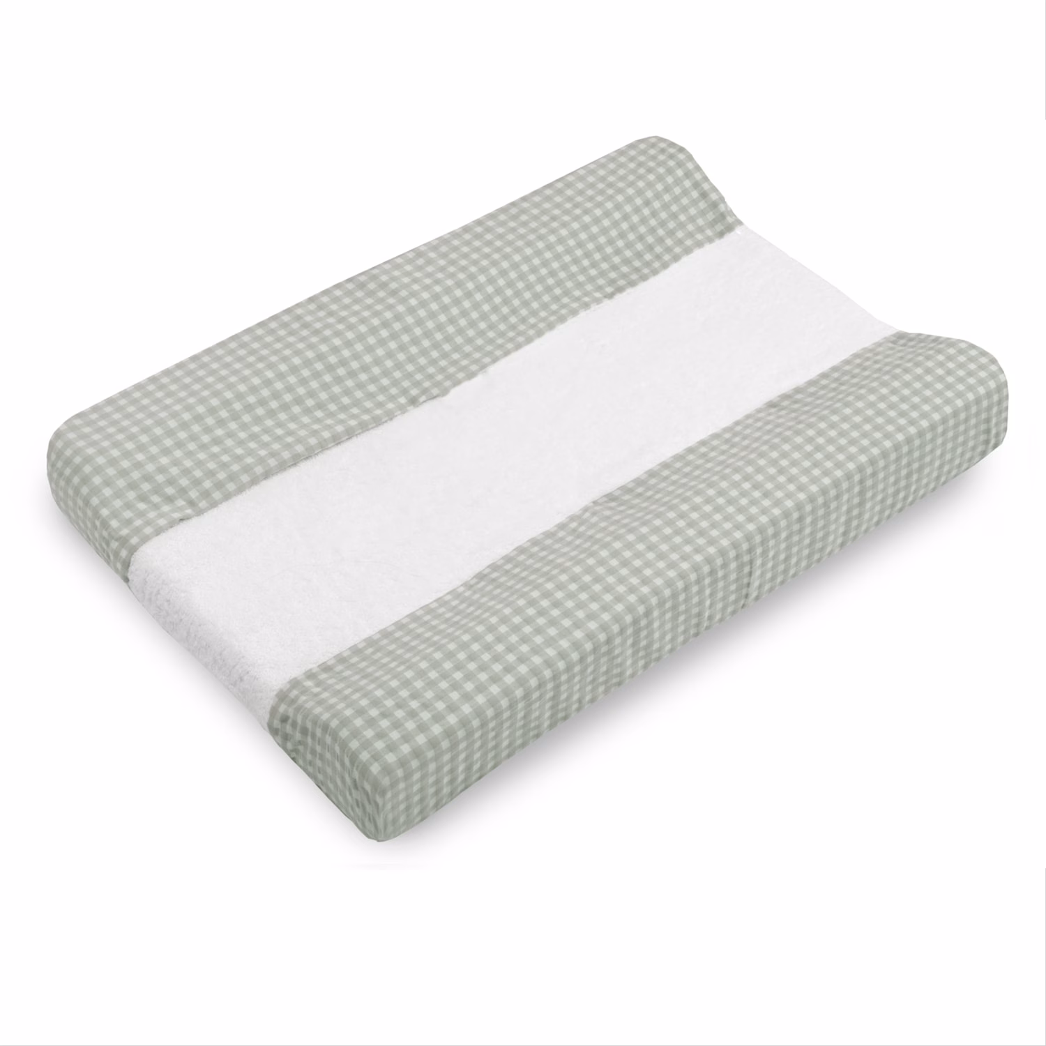 Funda cambiador bebé de rizo Eucaliptus Vichy de Cool Dreams