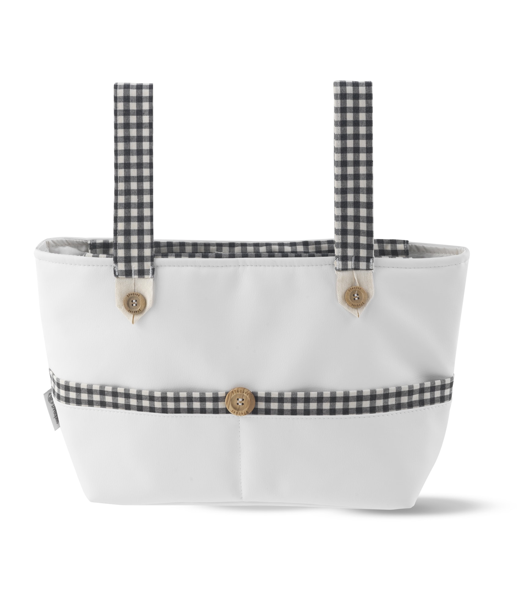 Bolso organizador silla paseo black vichy xl