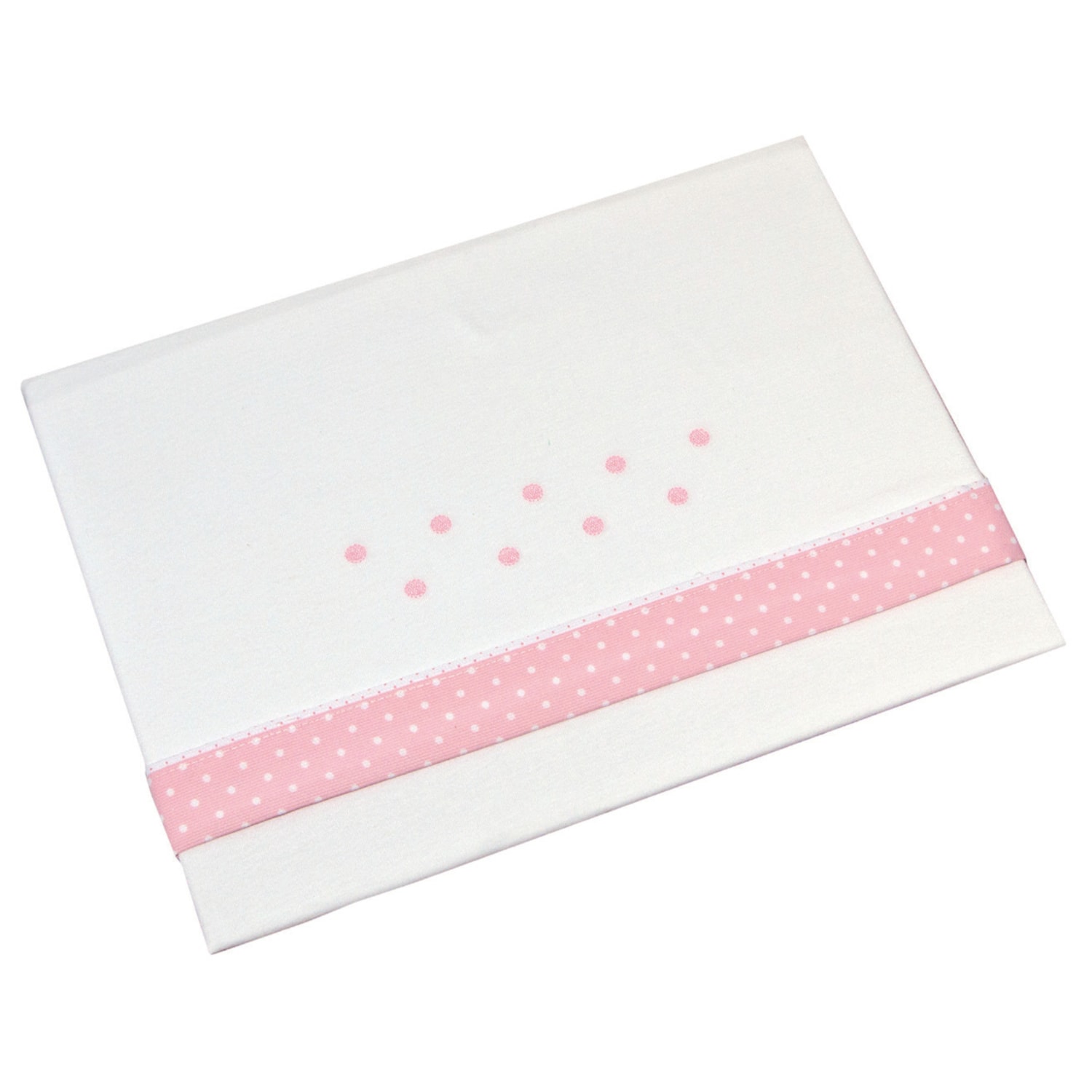 sabana cuna dots rose