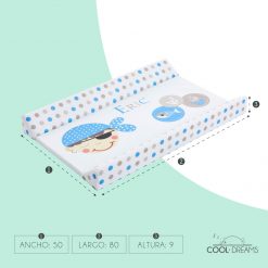 cambiador bebe impermable personalizado medidas
