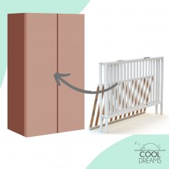 Almacenaje cuna plegable blanca Sakura Polar de Cool Dreams