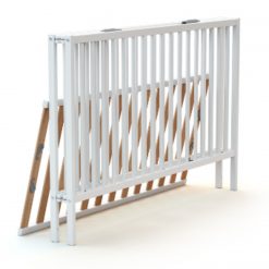 Cuna plegable blanca Sakura Polar plegada de Cool Dreams