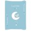 Cambiador cuna bebe personalizado cat moon blue