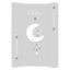 Cambiador cuna bebe personalizado cat moon grey