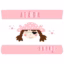 Cambiador cuna bebe personalizado pirates pink