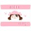 Cambiador cuna bebe personalizado pirates pink