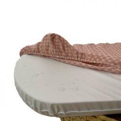 Detalle colchón impermeable de cambiador bebe de palma natural Cool Dreams