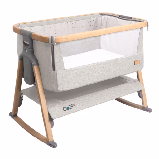 Minicuna Tutti Bambini Cozee Oak Silver Lunar Rocker en tienda Cool Dreams