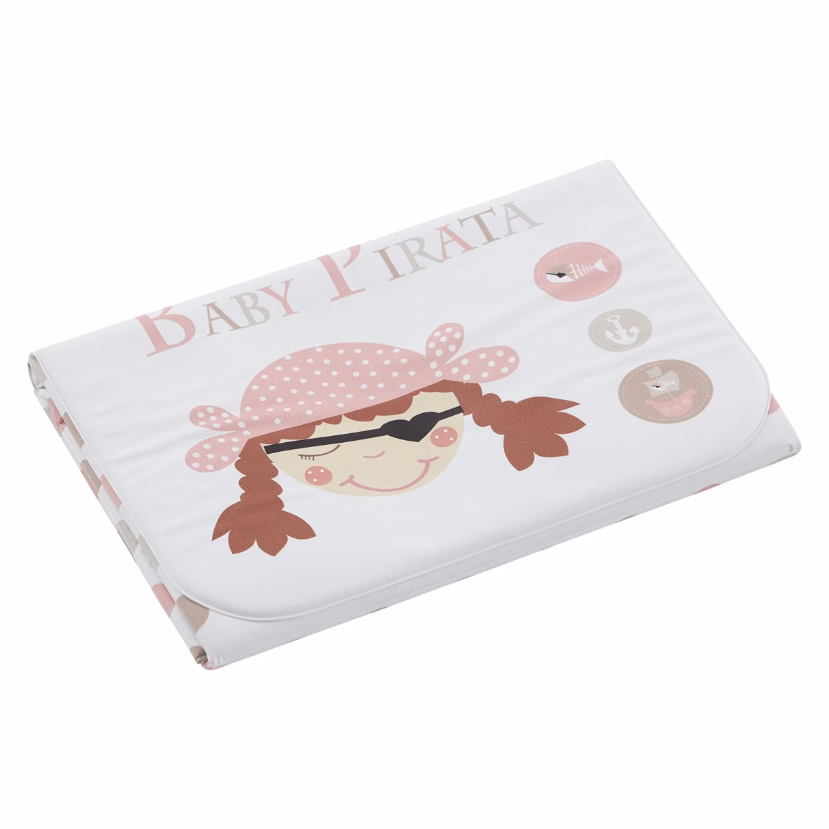 Cambiador plegable pirates pink