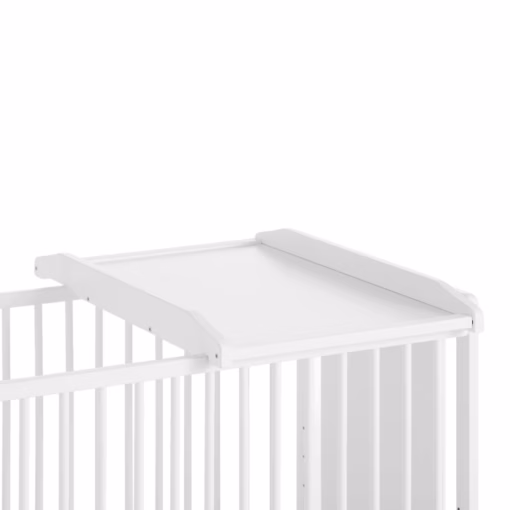Cambiador bebe Maya de madera Cuna y Maxicuna + Cambiador plano plastificado + Funda Rizo impermeable 100% lavable. Gofre Green Granite - Imagen 2