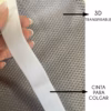 detalle 3d transpirable funda trona