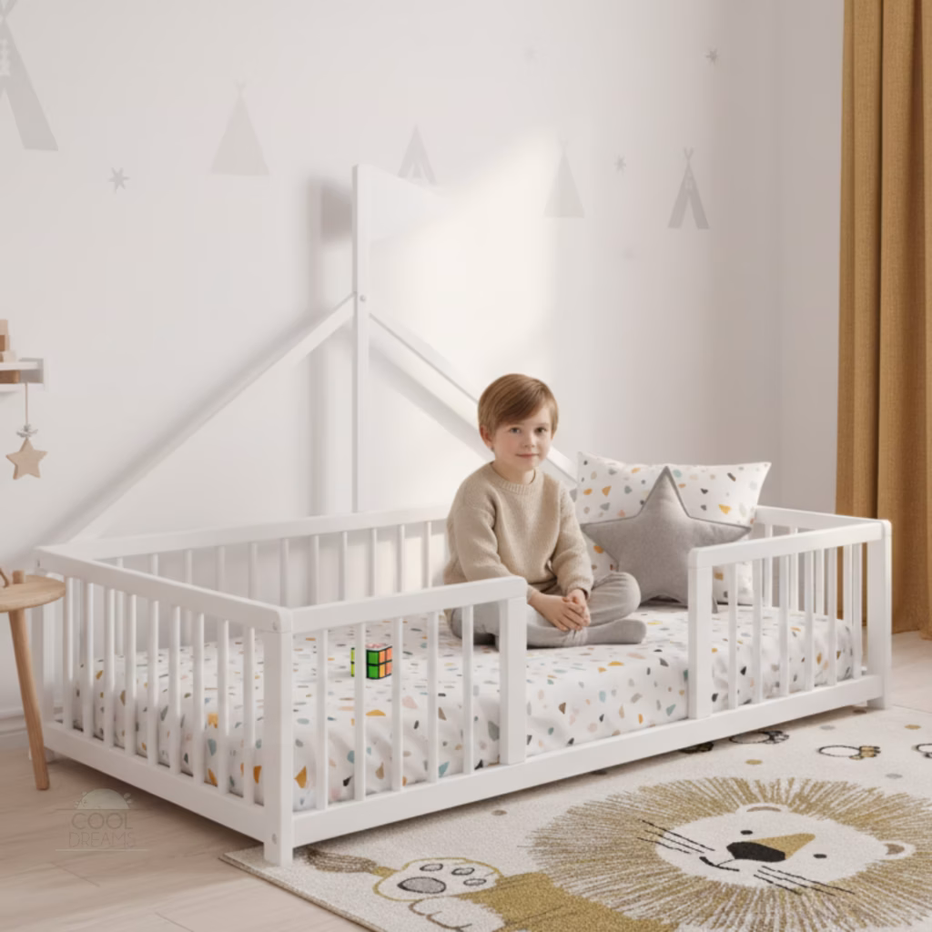 cama infantil apache wonderland blanca