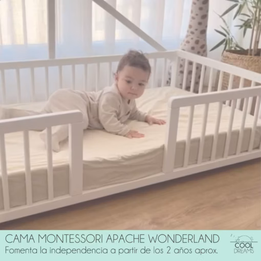 Cama Montessori Apache Wonderland - Empiezan las aventuras apasionantes. - Imagen 2