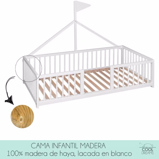 Cama Montessori Apache Wonderland - Empiezan las aventuras apasionantes. - Imagen 5