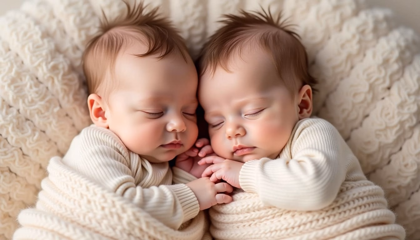 Diferencia entre gemelos y mellizos: conceptos, embarazo y genética