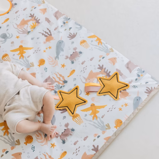 colchoneta gateo bebe sensorial detalle