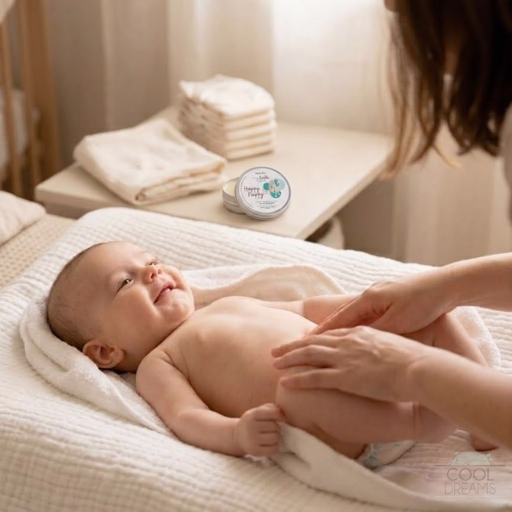 Bálsamo pañal bebé natural para irritaciones y piel sensible Happy Nappy