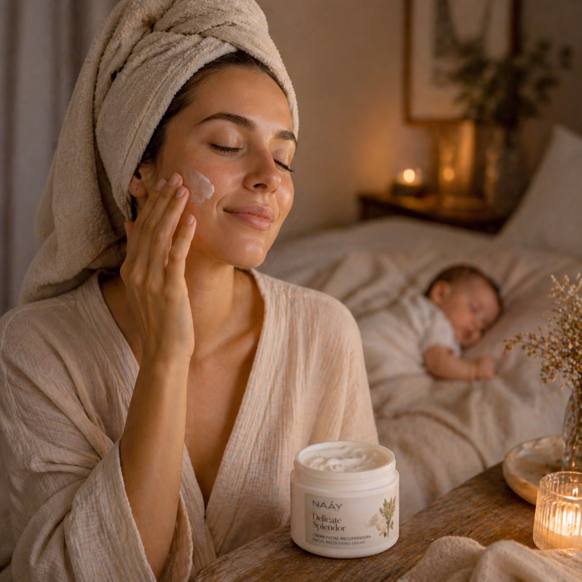 Crema facial piel sensible embarazo y postparto Delicate Splendor